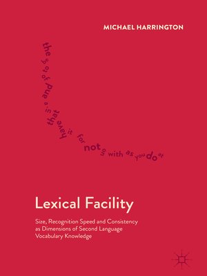 cover image of Lexical Facility